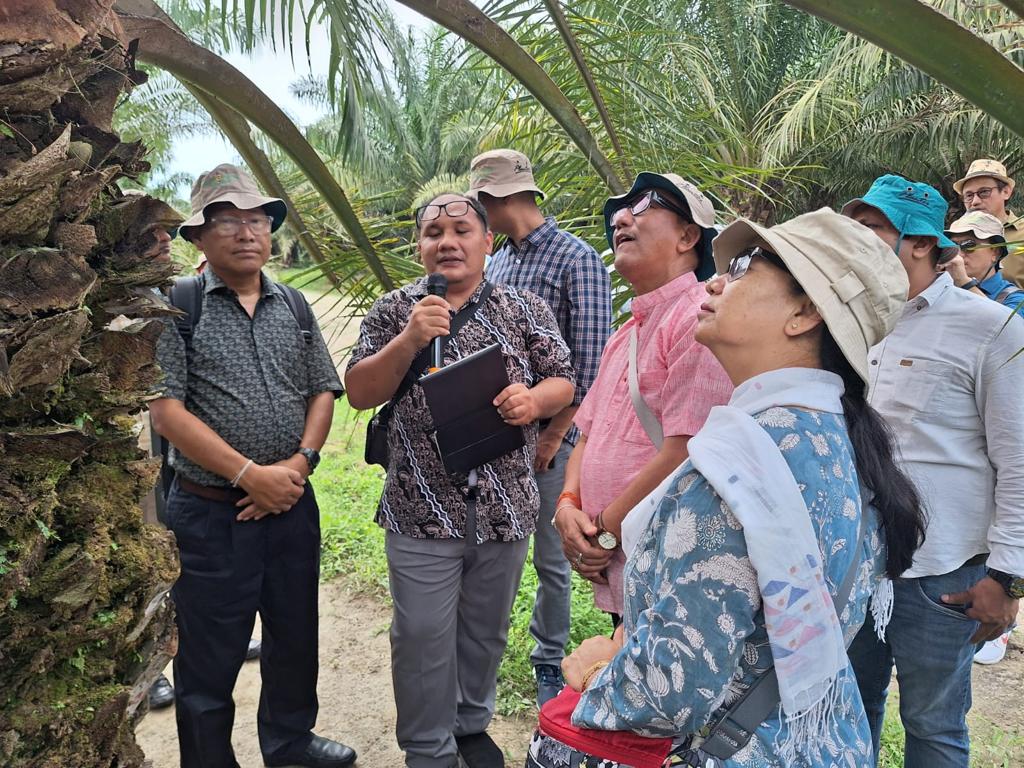 Taki Indonesia tour untuk menambah pengetahuan tentang budidaya kelapa sawit