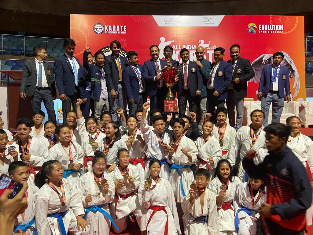 National Karate Championship Arunachal karate team emerge champion by